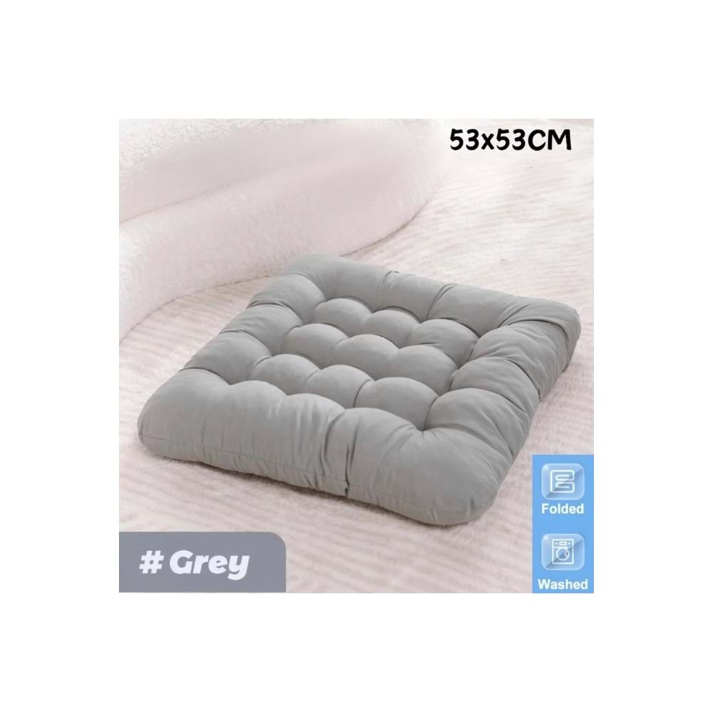 Makrome konforlu Japon Tatami yastık, kalın dolgulu yer minderi, oturma minderi, konfor, oturma minderi60×60