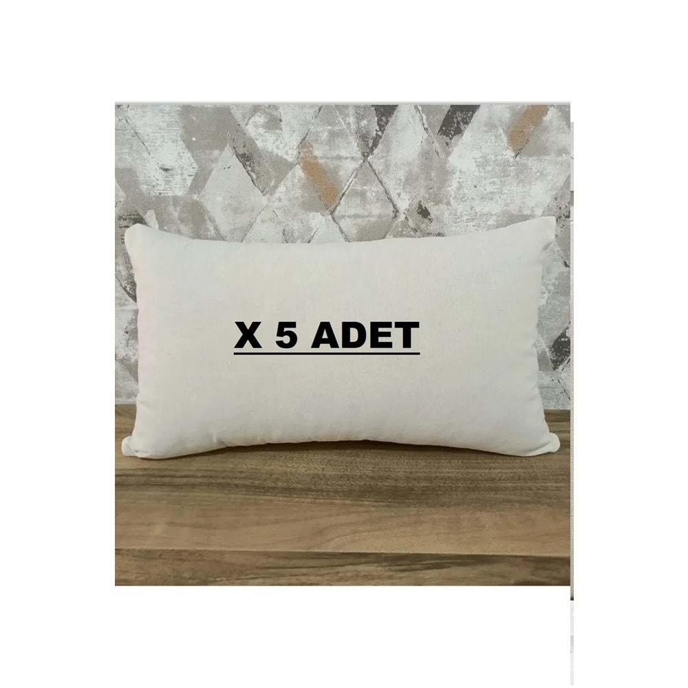 Dikdörtgen Kırlent Kılıfı 4 Adet