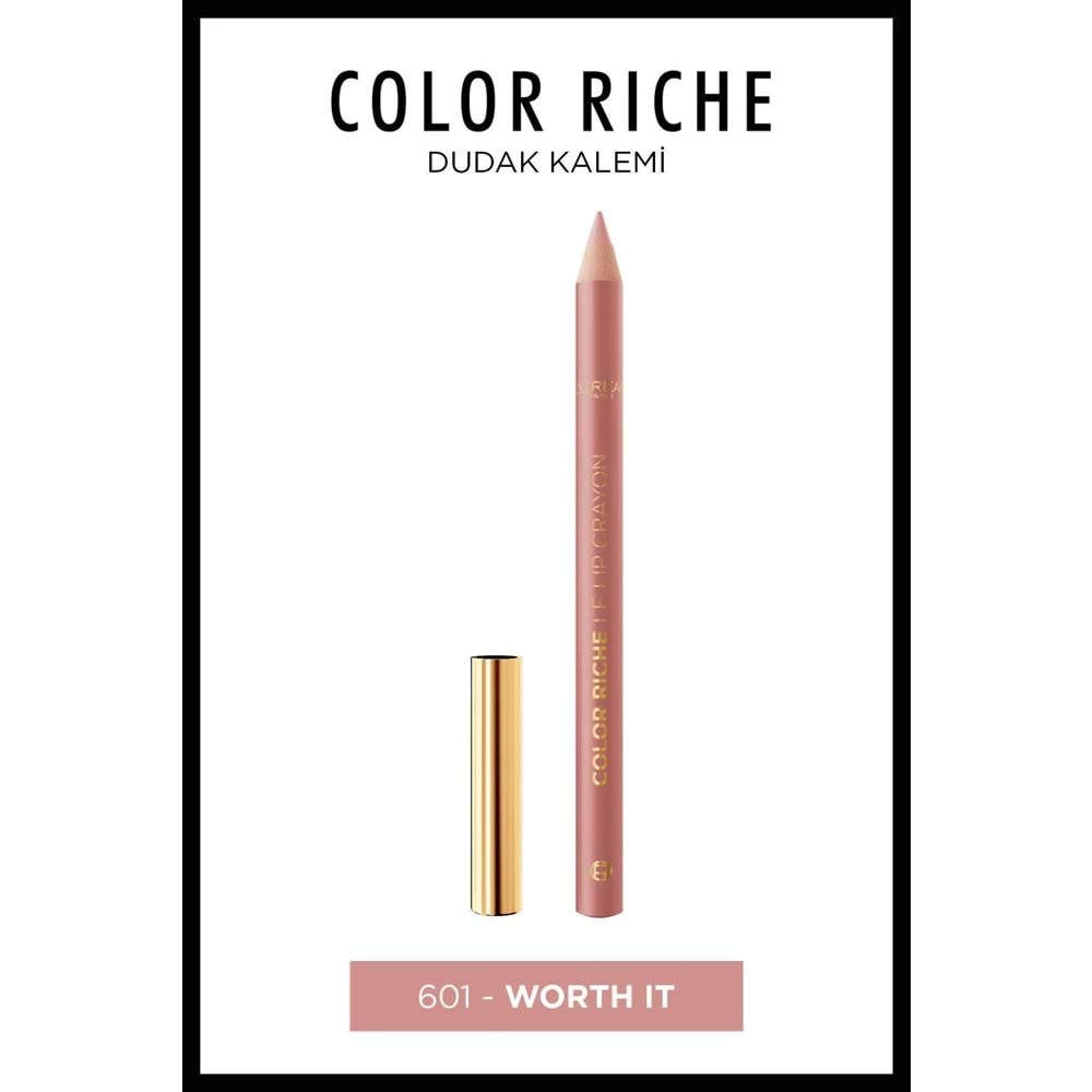 L'Oreal Paris L'Oréal Paris Color Riche Dudak Kalemi - 601 Worth It