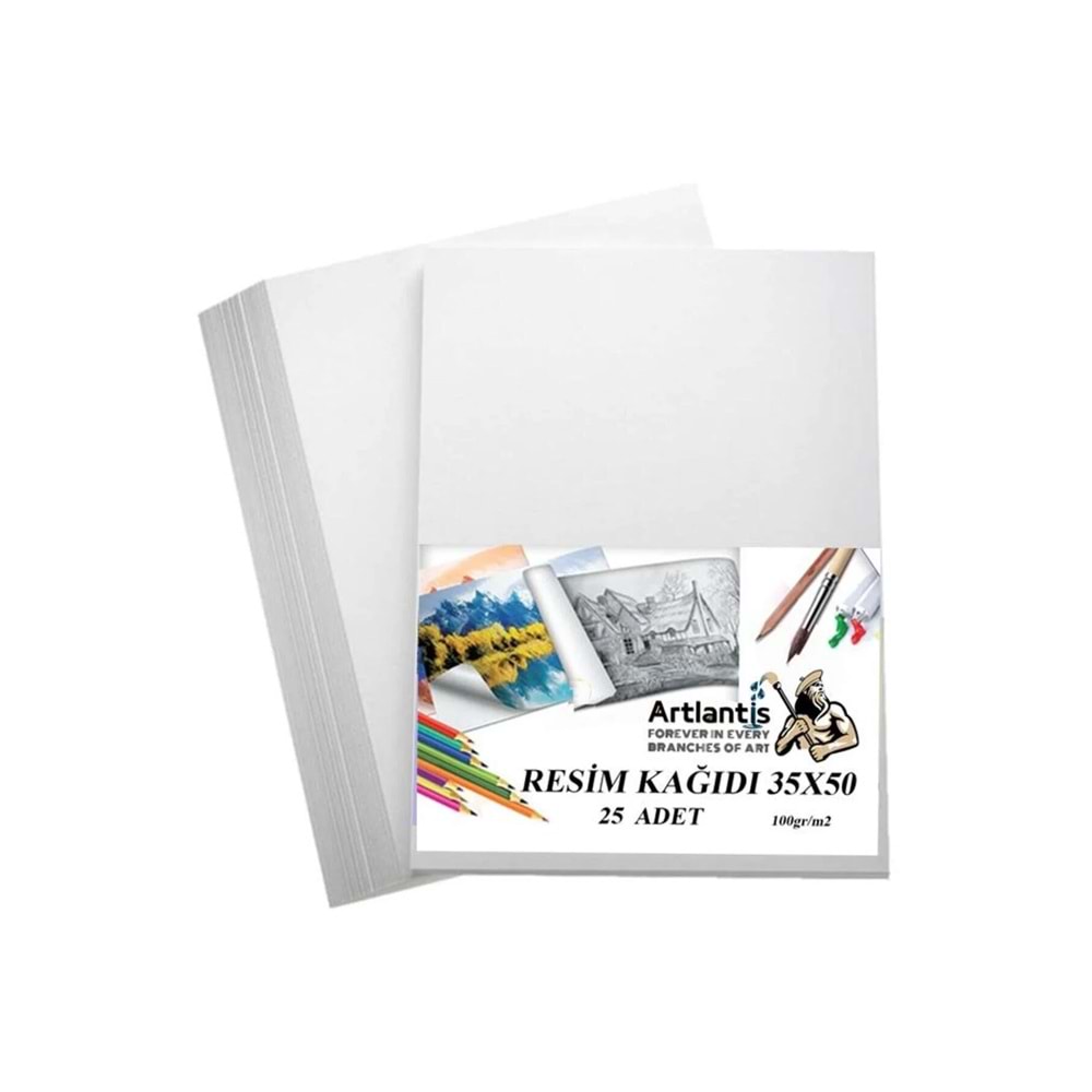 Resim Kağıdı 35x50 25 Li 100 Gr 1 Paket