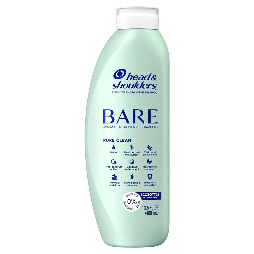 Head And Shoulders Kepek şampuanı, 400 ml, sülfatsız
