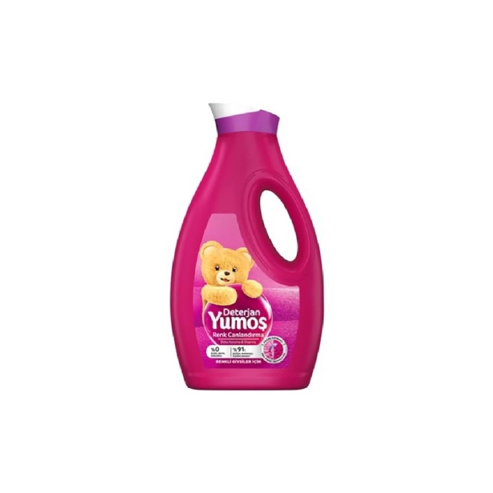 Yumoş Sıvı Bakım Çamaşır Deterjanı Renkli Giysiler 1690 ml