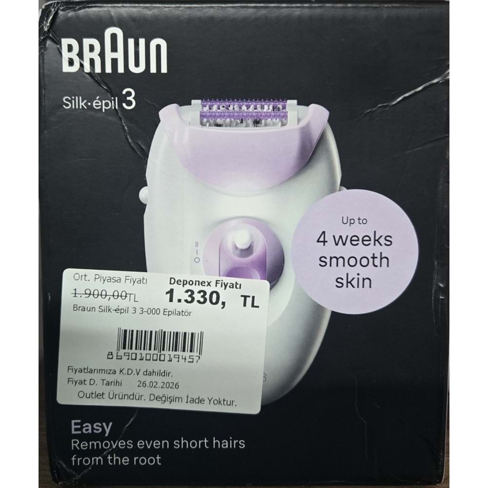 Braun Silk-épil 3 3-000 Epilatör