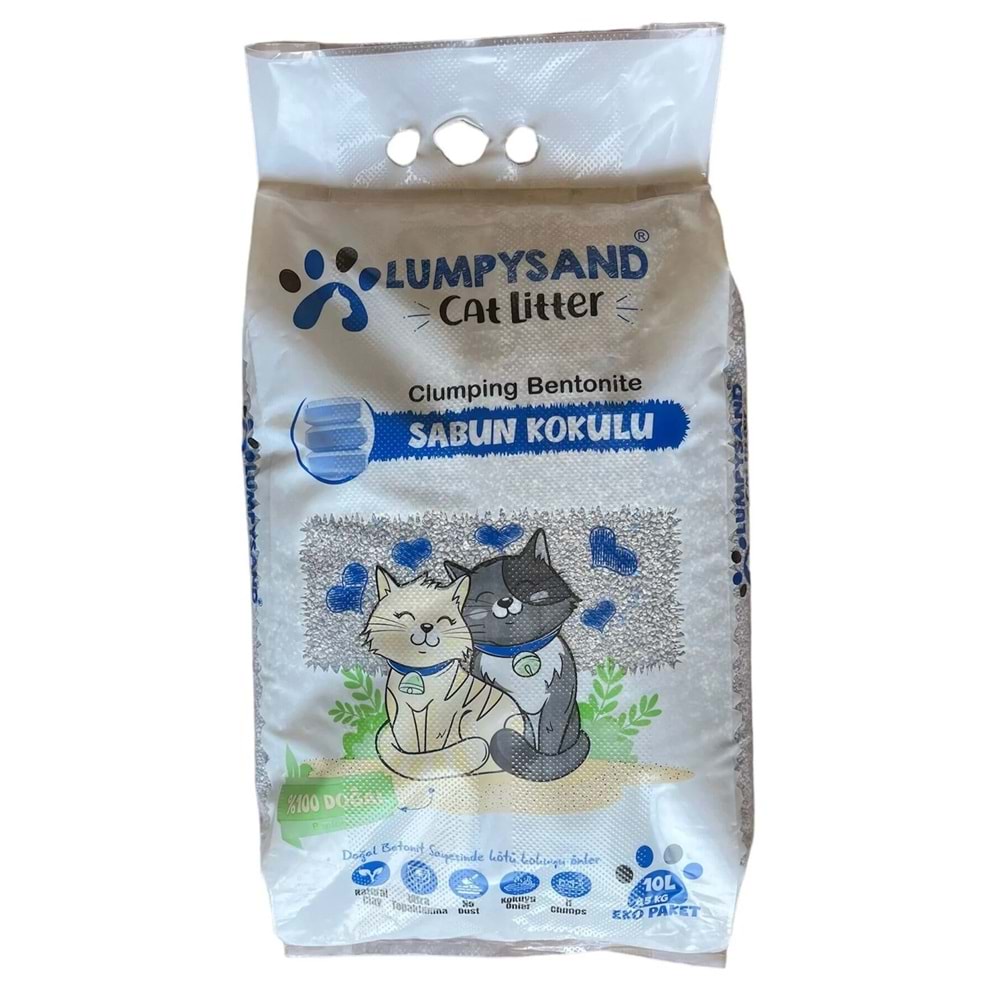 Magic Sand Sabun kokulu Beyaz bentonit 10 LT