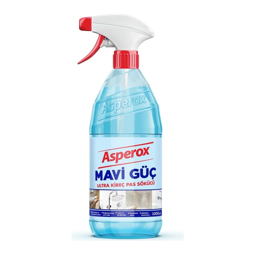 ASPEROX Mavi Güç Ultra Kireç ve Pas Sökücü 1000 ml