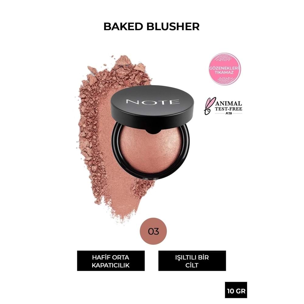 Note Cosmetics Baked Allık