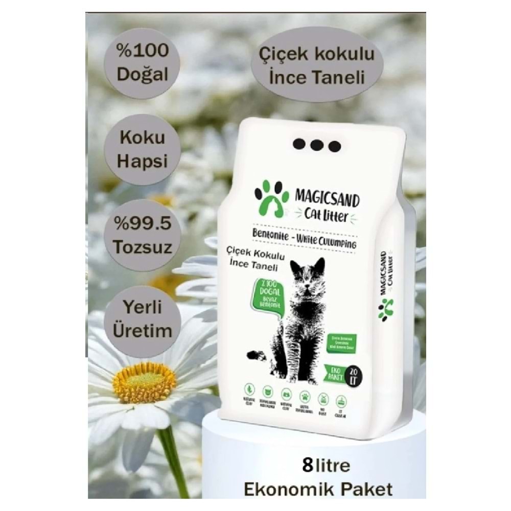 Magicsand 8 lt kedi kumu