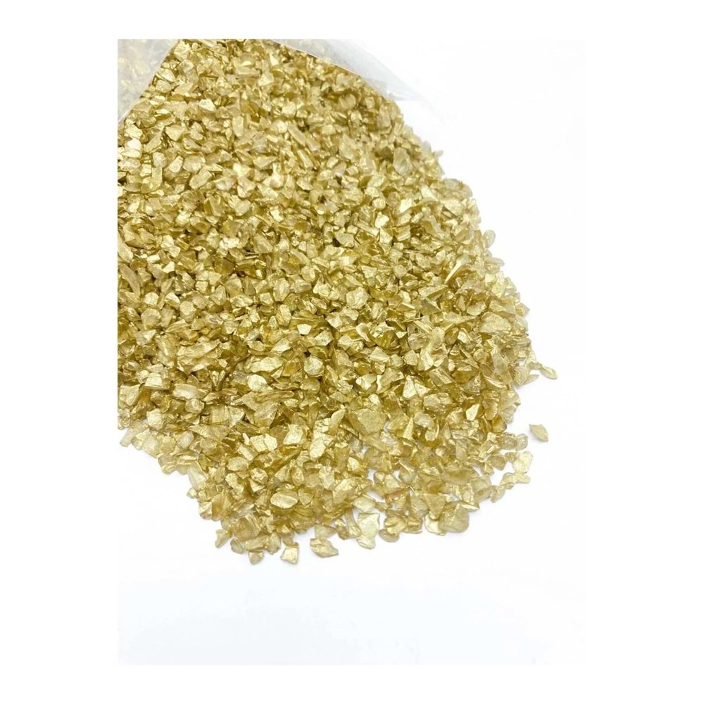 Dekoratif Kristal Taş Kırma Kırık Cam SEDEFLİ Renk Cam Kırığı(100gr)
