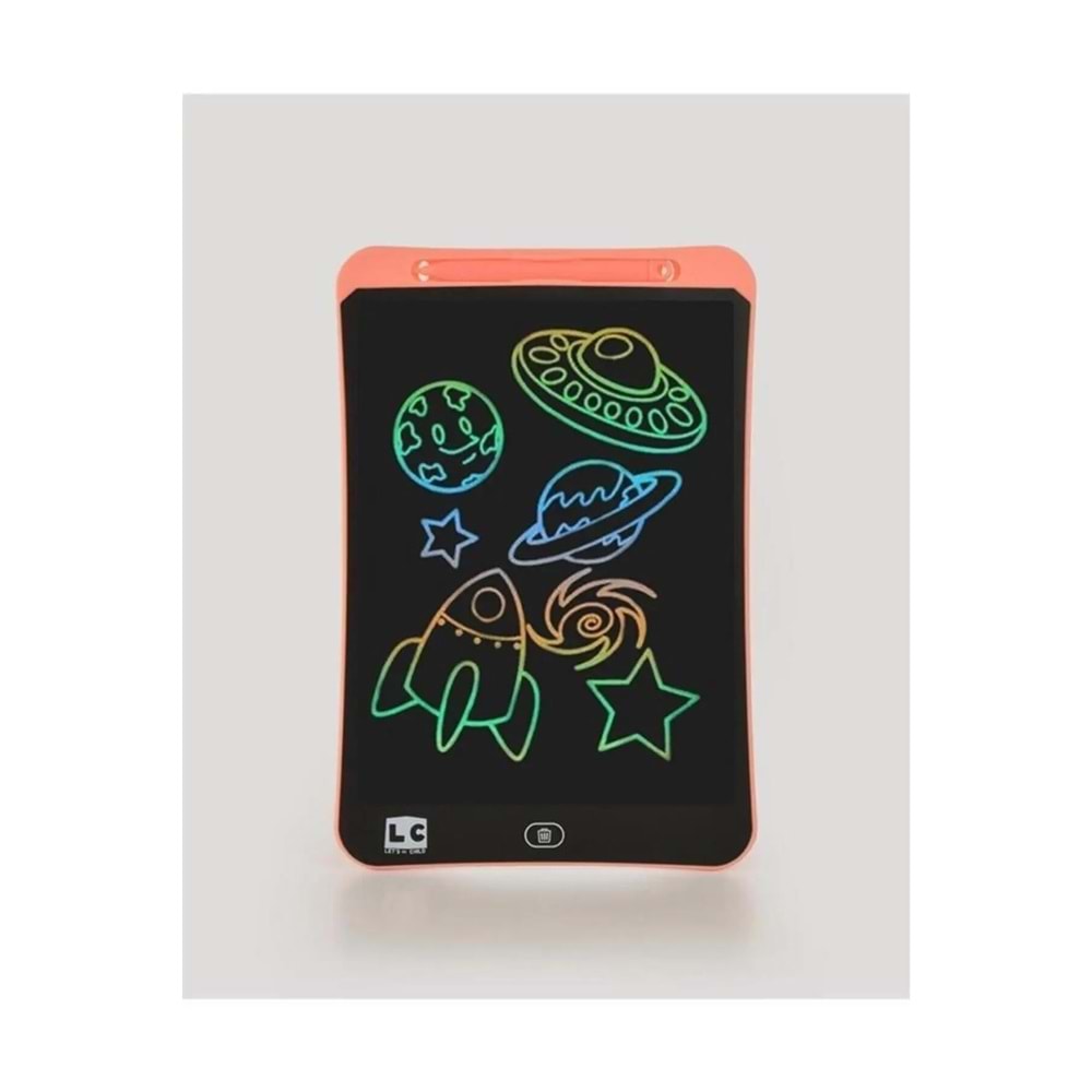 let's be child Lc Digital Renkli Çizim Tableti 12 İnç 30950 Pembe, Çocuklar İçin Çizim Tableti