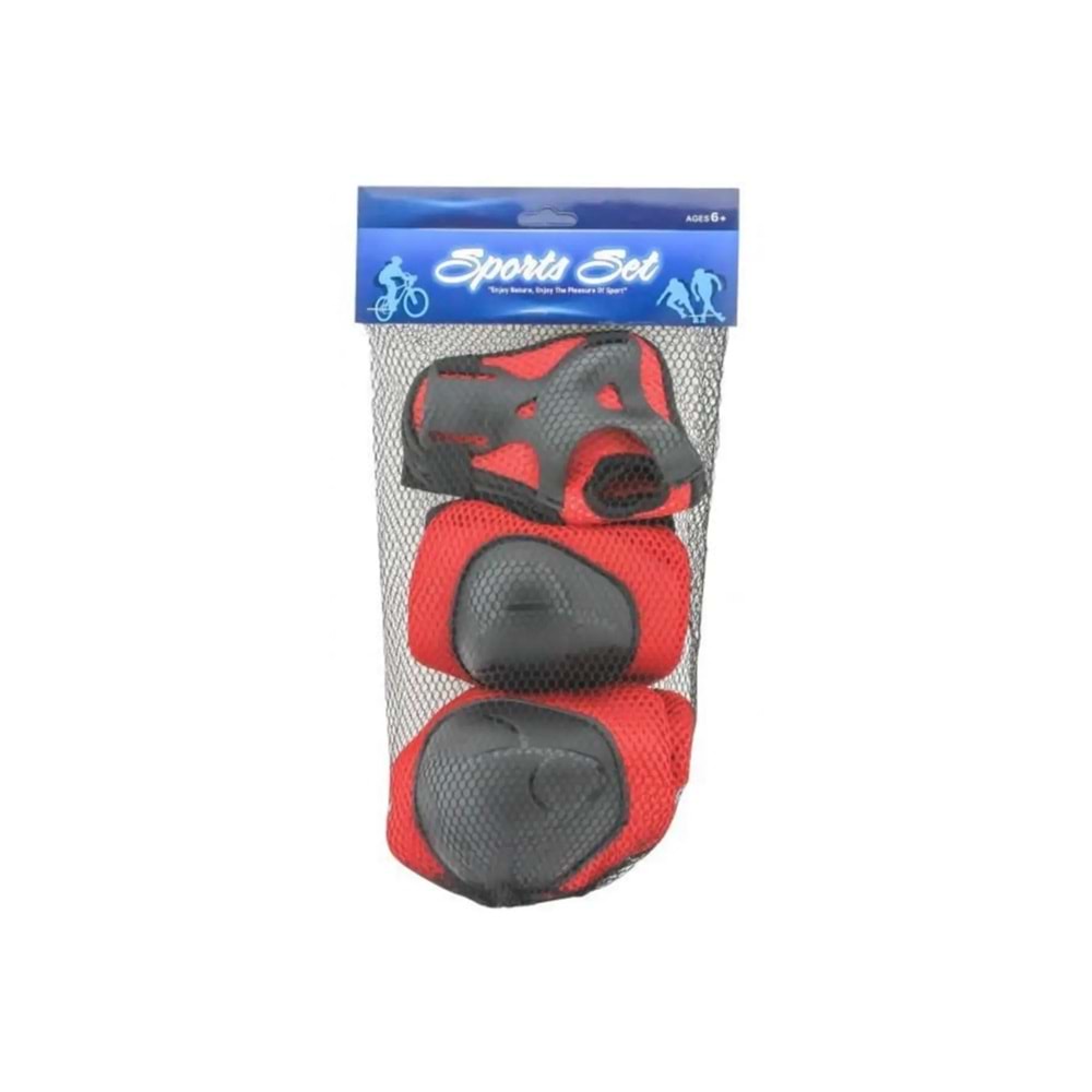 Mega Dizlik Dirseklik Eldiven Koruyucu Sport Set Q830-9