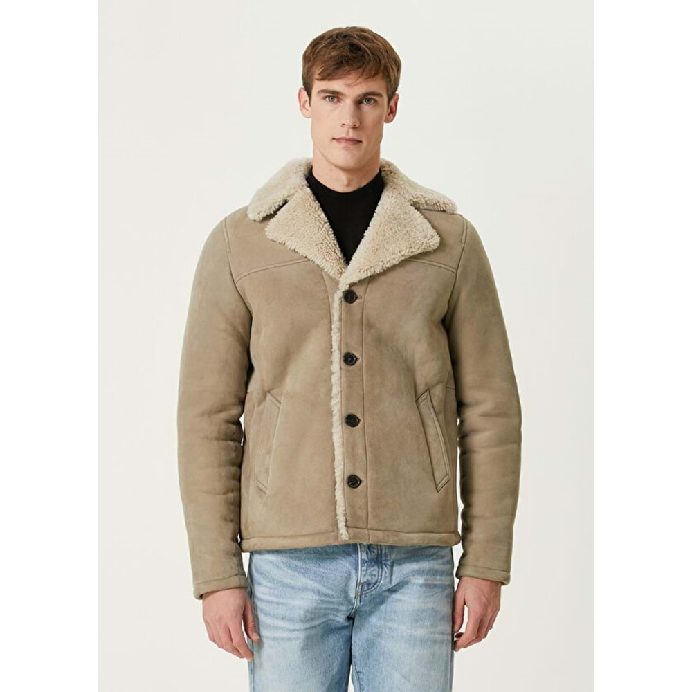 Relaxed Fit Paulson Vizon Shearling Deri Mont