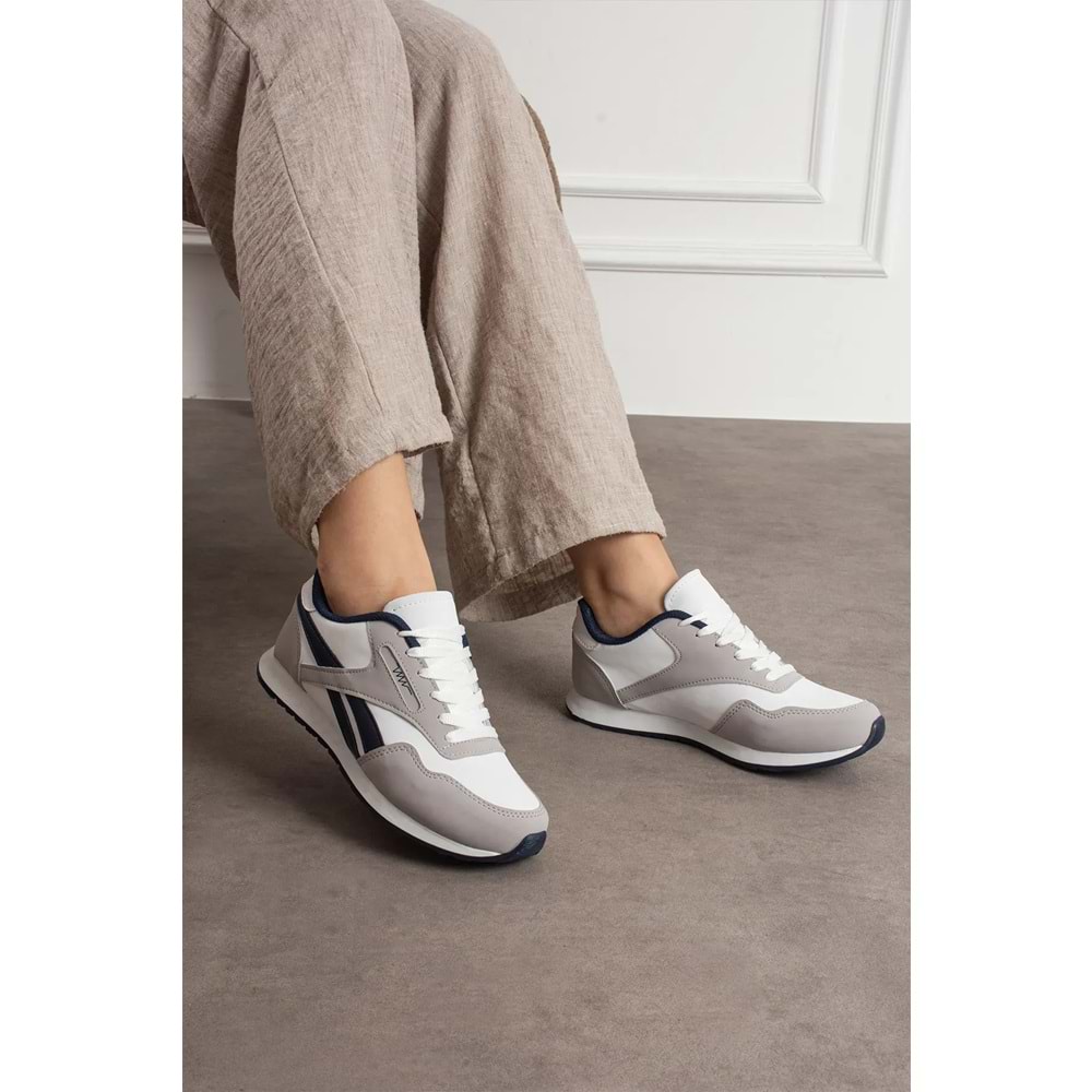 Peaker Club Günlük Rahat Bağcıklı Unisex Sneaker Ergonomik Esnek Taban