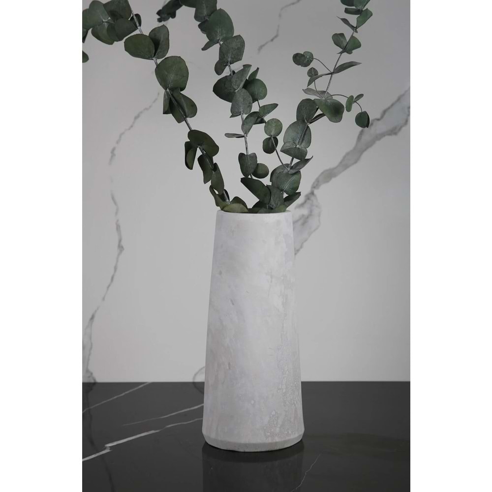 betonmall El Yapımı Beton Vazo 30 cm