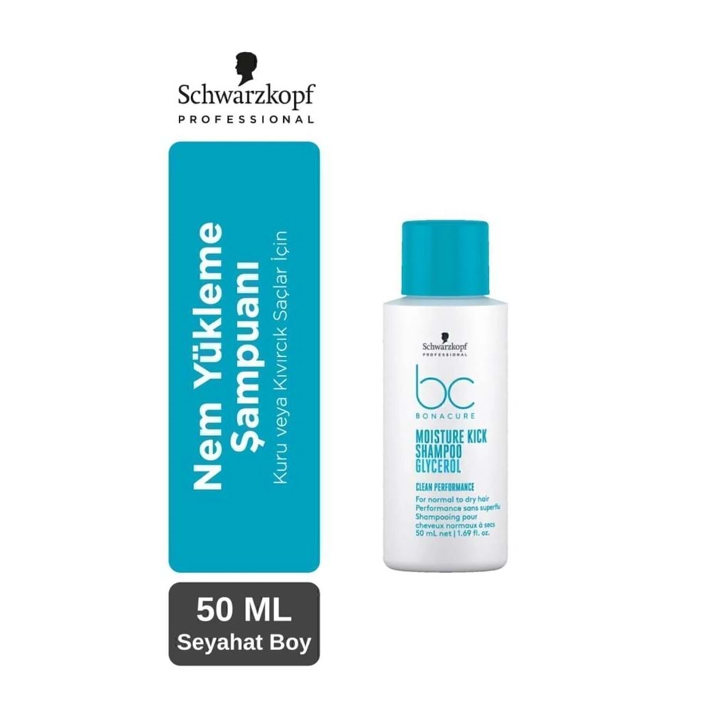 Bonacure BC Clean Nem Yükleme Şampuanı Seyahat Boy