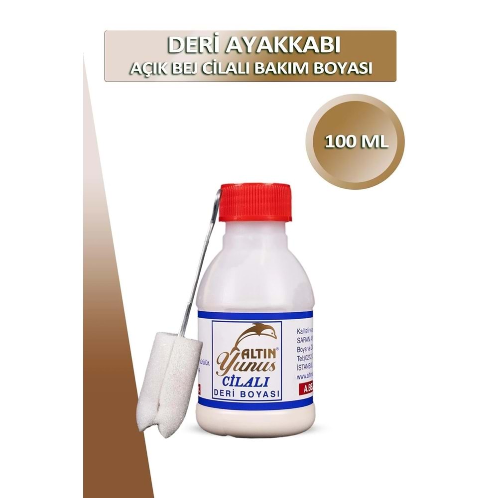Altın Yunus Cilalı Deri Boyası