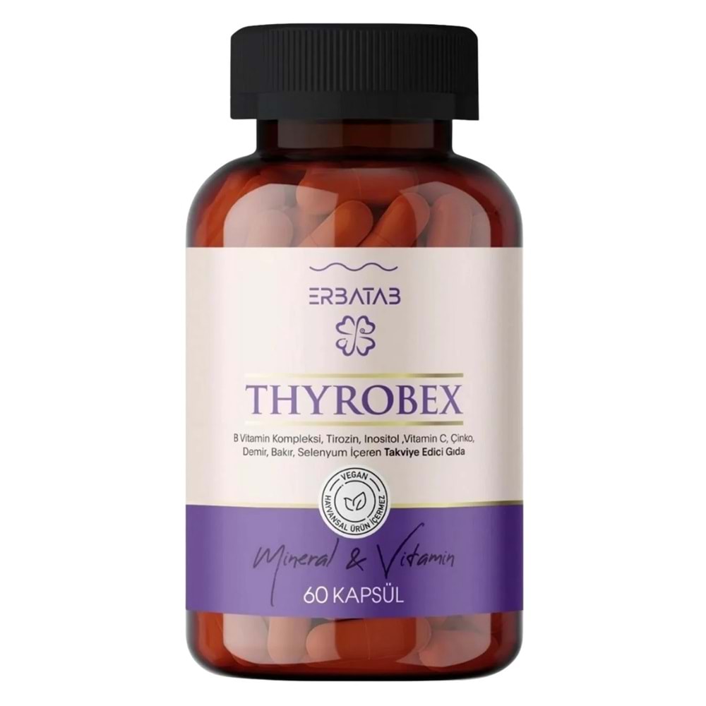 Erbatab Thyrobex Multivitamin 60 Kapsül