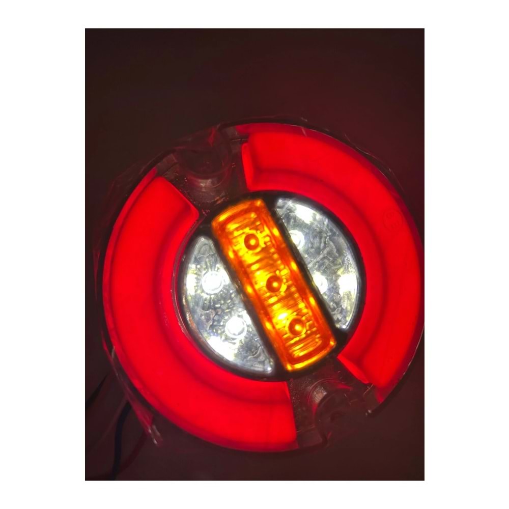KIR OTOMOTİV Stop yuvarlak 9 cm 9 neon stop 12. v otokar sultan stop