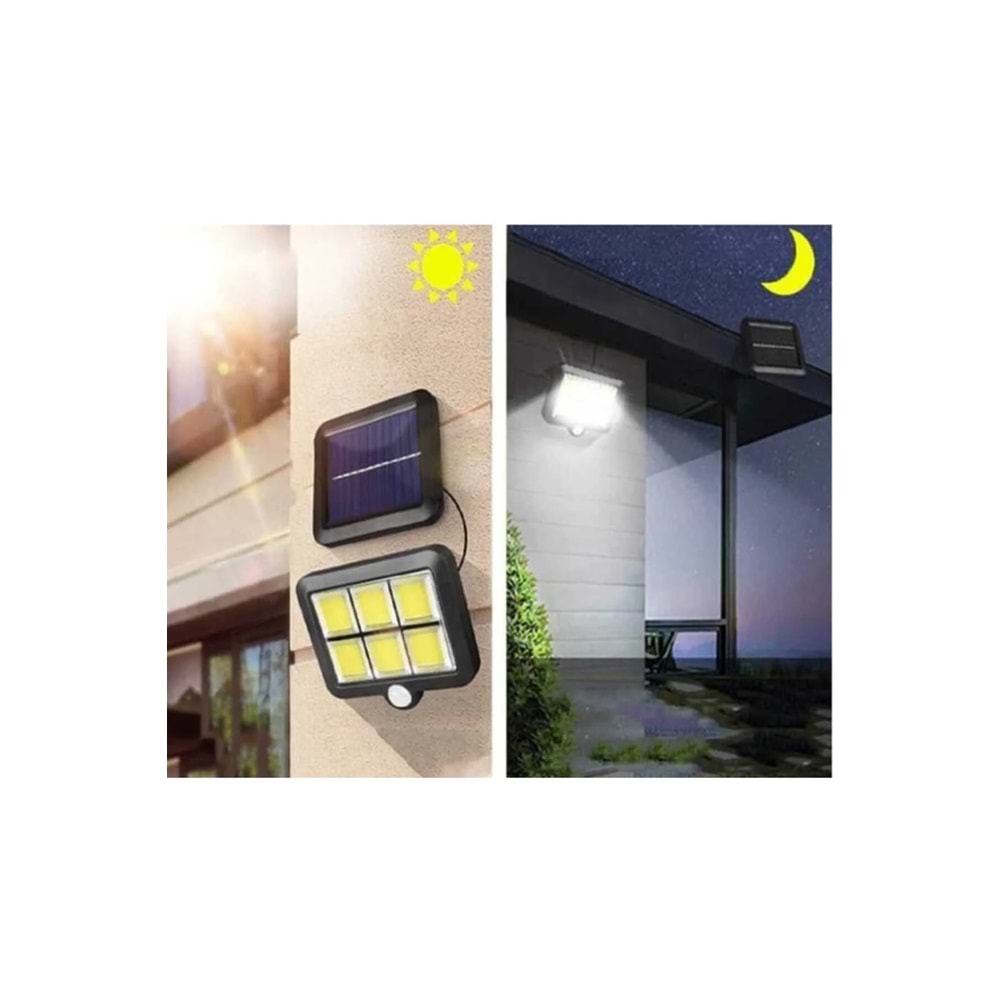 Sensörlü Solar Lamba Duvar Lambası