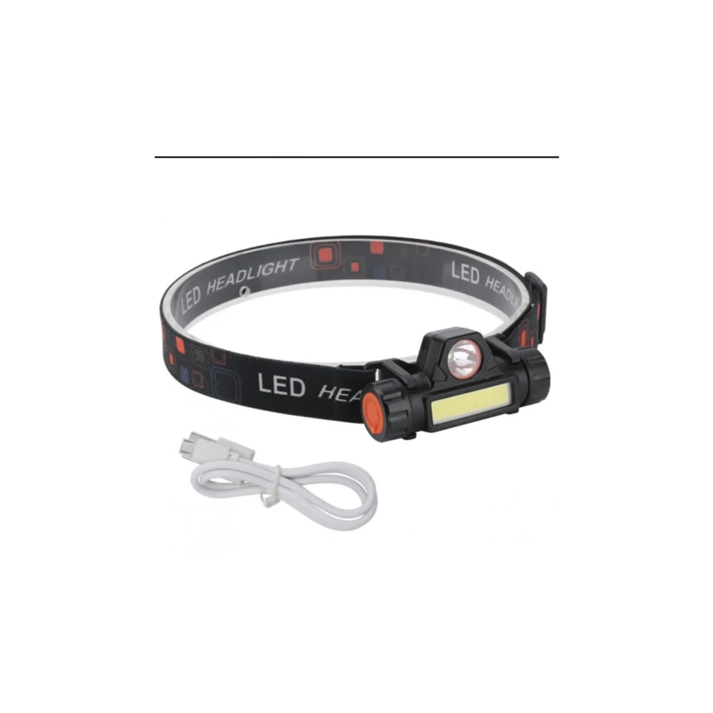 Usb Mıknatıslı Kafa Feneri T6 Cree Led Işıldak