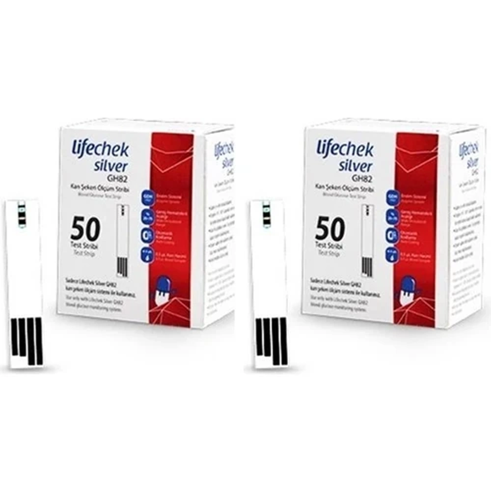 Lifechek Silver KAN ŞEKERİ Ölçüm Stribi 50LI 2 Adet