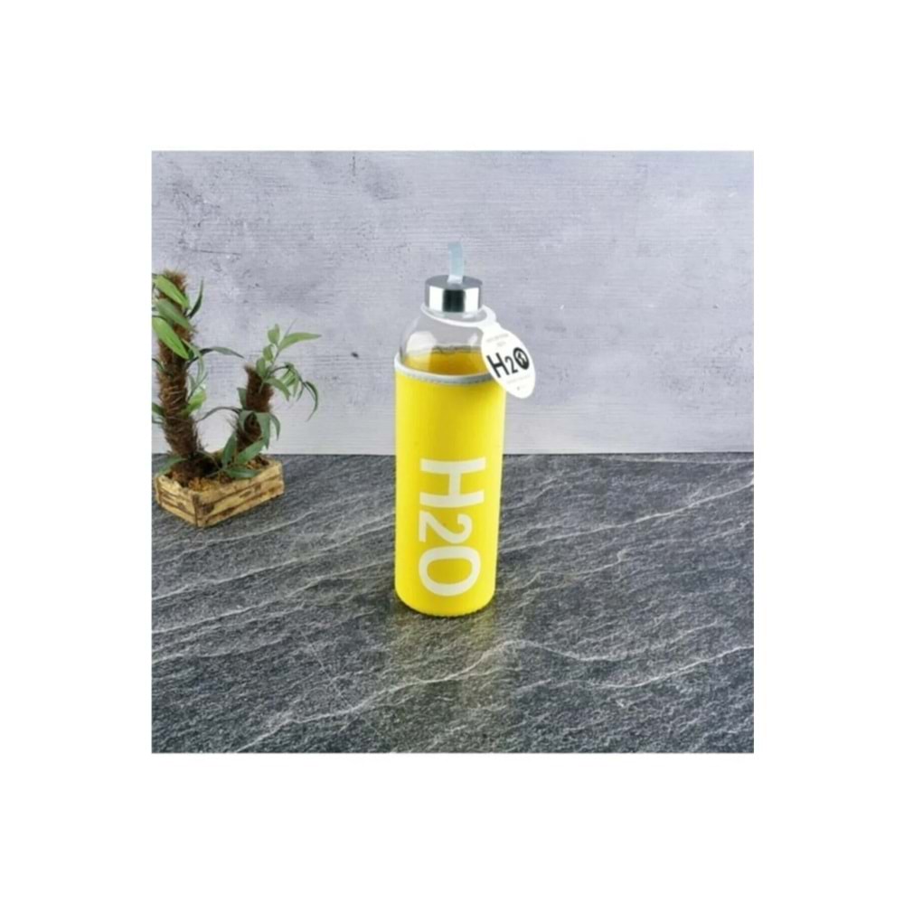 H2o Kılıflı Cam Matara