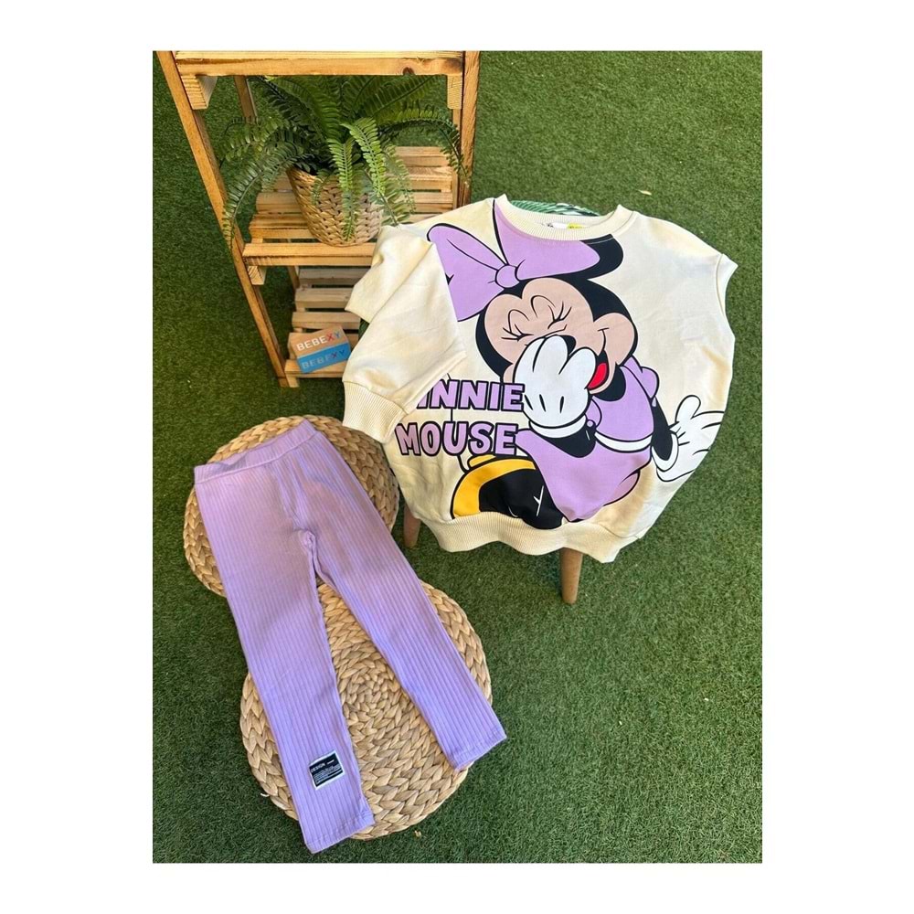 WİKİBOOM Wiki Boom Minnie Mouse Alt Üst Takım