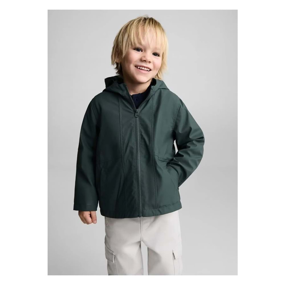 MANGO Baby Kapüşonlu su geçirmez anorak