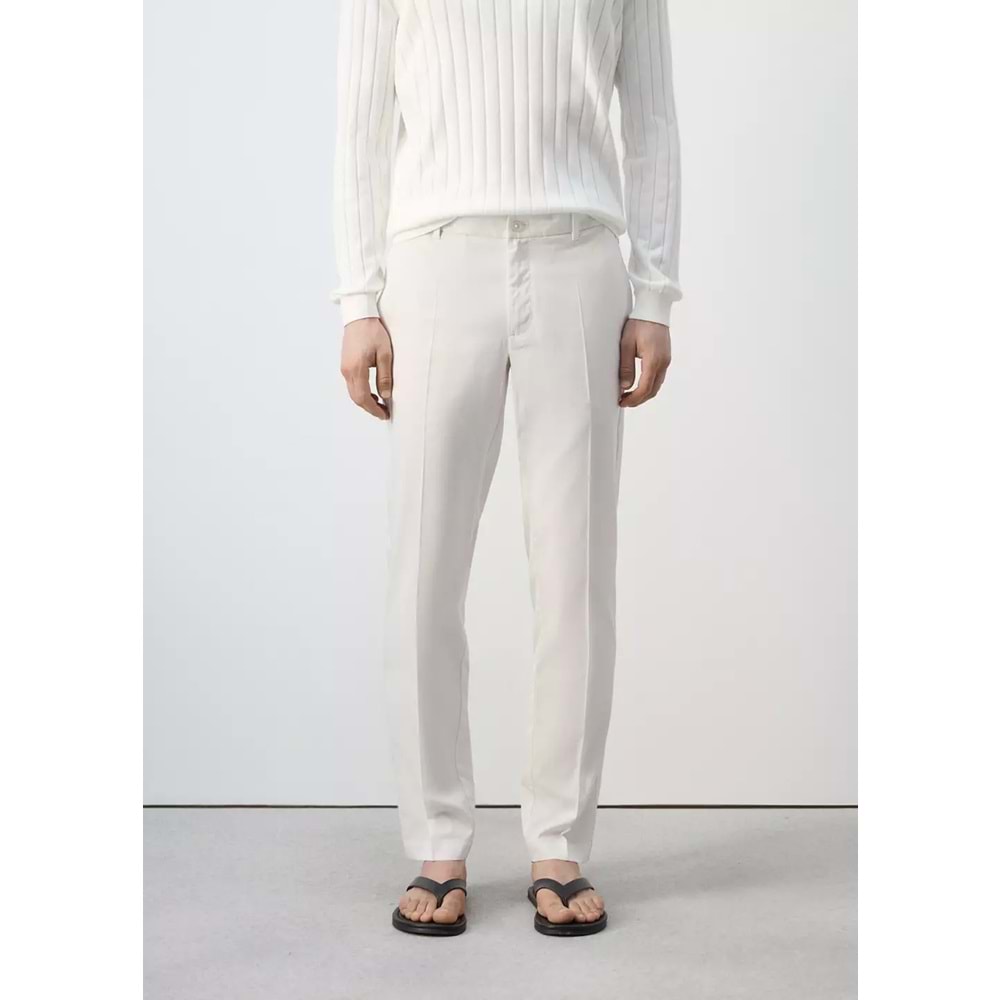 Regular fit lyocell pantolon