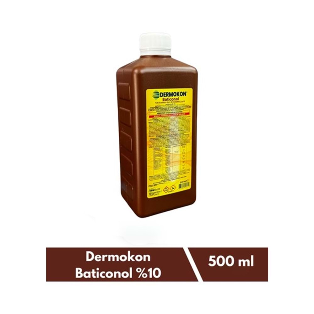 Dermokon Baticonol Povidon Iyot %10 Antiseptik Çözelti 500ML
