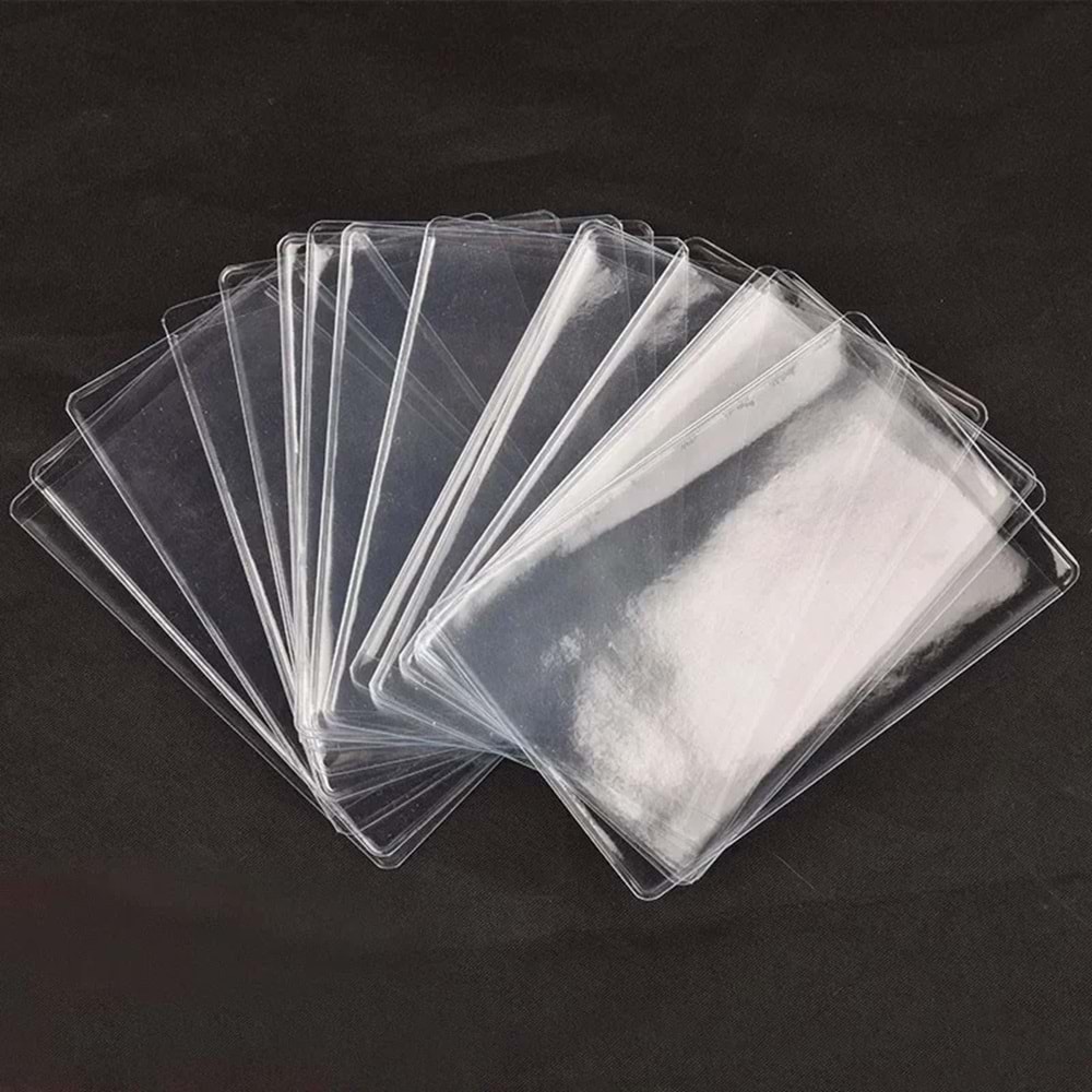 şeffaf kart tutucu PVC