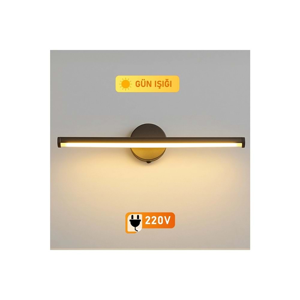 Sök-Tak Gün Işığı Yapışkanlı Elektrikli Led Aplik 38cm