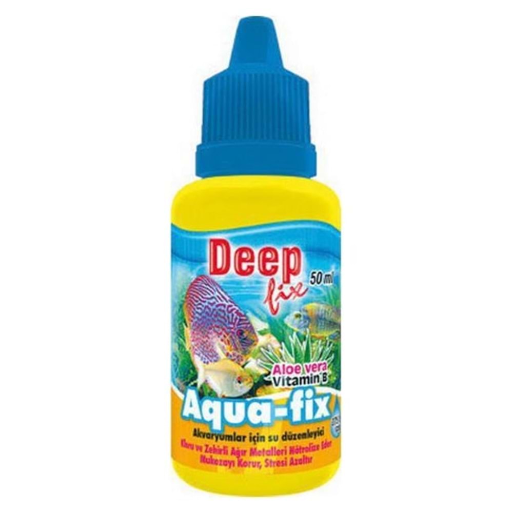 Deep Fix Aqua-Fix Akvaryumlar İçin Su Düzenleyicisi 50 Ml