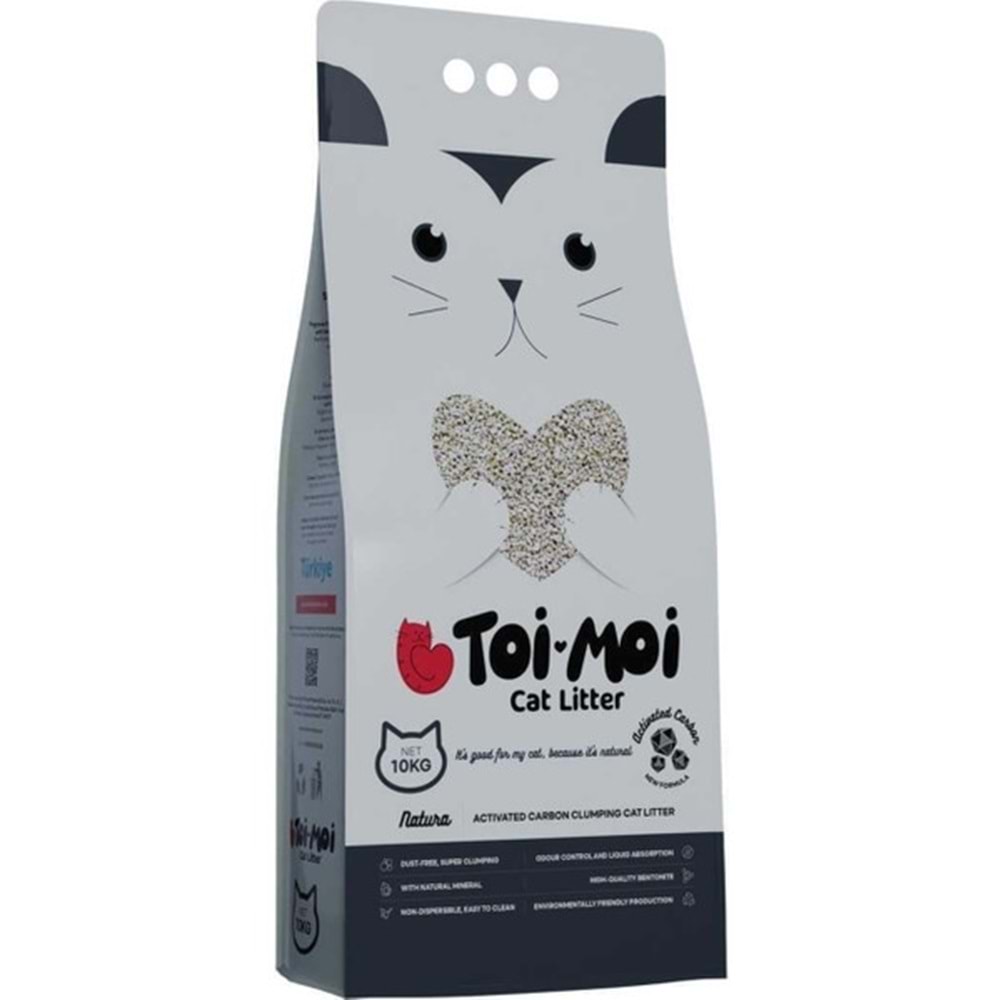 Toi Moi Kokusuz Aktif Karbonlu Kedi Kumu 10 kg