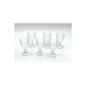 6lı Kahve Yanı Su Bardağı Yıldız Ayaklı 95 ml