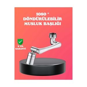 Toptan Bulurum 1080° Dönebilen Püskürtme Filtreli Musluk Başlığı Su Tasarruflu