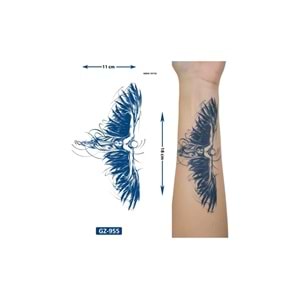 Airbrush Tattoo Kral Kanat 3 Hafta Kalıcı MAKYAJ SABITLEYICI