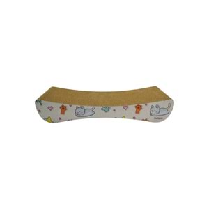 Rotipet Karton, kedi desenli, 43x7x21 cm