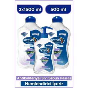 Activex Antibakteriyel, Sıvı Sabun, Hassas