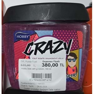 Hobby Islak sert görünüm, 700 ml