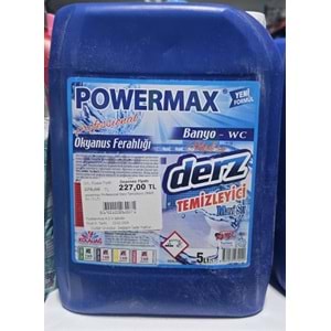 powermax Professional Derz Temizleyici (MAVİ SU - 5 LT)