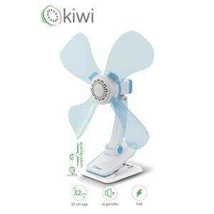 Kiwi Kfan 7604 Masaüstü Mini Vantilatör Kiwi 7604