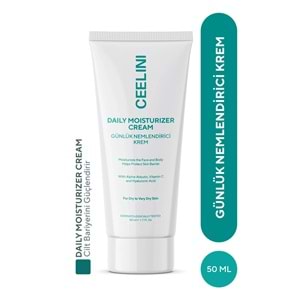 Ceelini Yoğun Nemlendirici Vücut ve Yüz Kremi Aloe Vera,Alpha Arbutin ve Hyalorunic Acid Özlü 50 ML