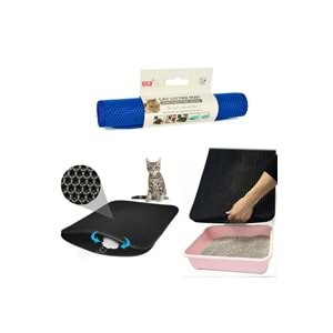 Kedi Kumu Paspası Kedi Tuvalet Önü Elekli Paspas Yıkanabilir Silinebilir 60x120 Cm Xxl Boy