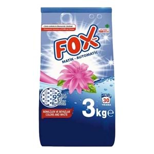 Foxtem Matik Deterjan Renkliler ve Beyazlar 3 kg