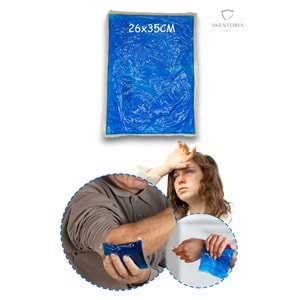 Akestoria Med 26*35 CM Termojel Sıcak Soğuk Kompres Jel Buz Paketi H-0031