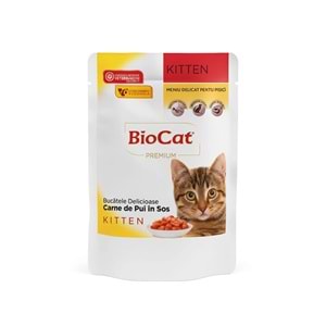 Biocat Delicate Menu Kitten Yavru Kedi Yaş Maması 85 Gr x 24 Adet