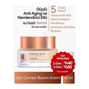 Heraflora Pure Lift Göz Çevresi Anti Aging ve Nemlendirici Krem