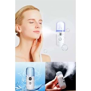 omilife Şarjlı Mini Yüz ve Oda Nemlendirici Buhar Makinesi Hava Temizleyici