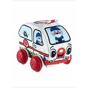 MoliePeluş Ambulans Bebek Oyuncağı Araba