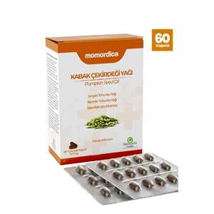 MOMORDİCA Kabak Çekirdeği Yağı Yumuşak Kapsül